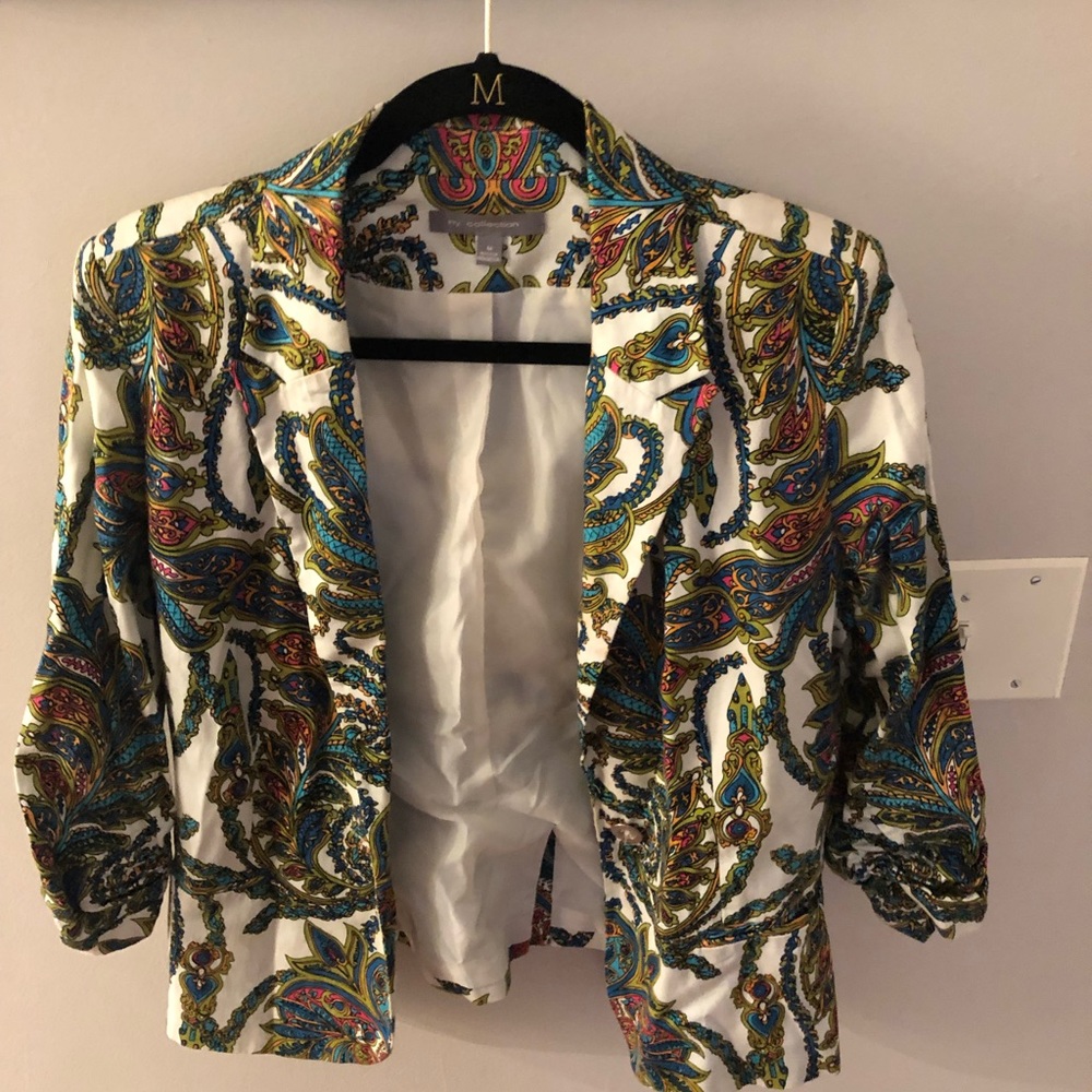MY Collection Blazer paisley pattern